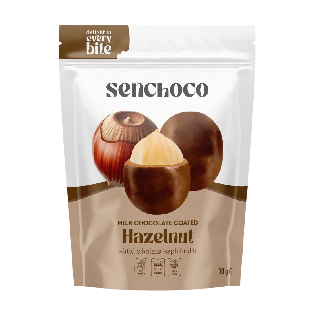 Sütlü Çikolata Kaplı Fındık