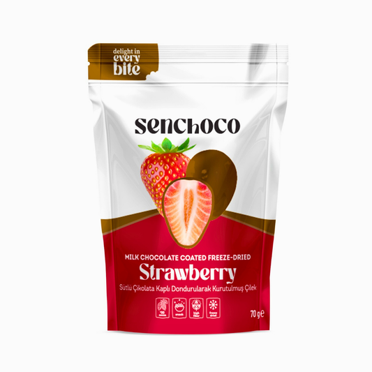 Milk Chocolate Covered Freeze Dried Strawberries