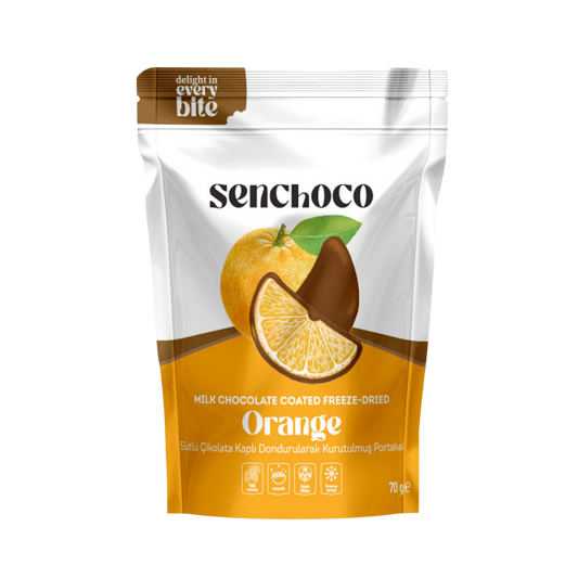 Milk Chocolate Covered Freeze Dried Orange